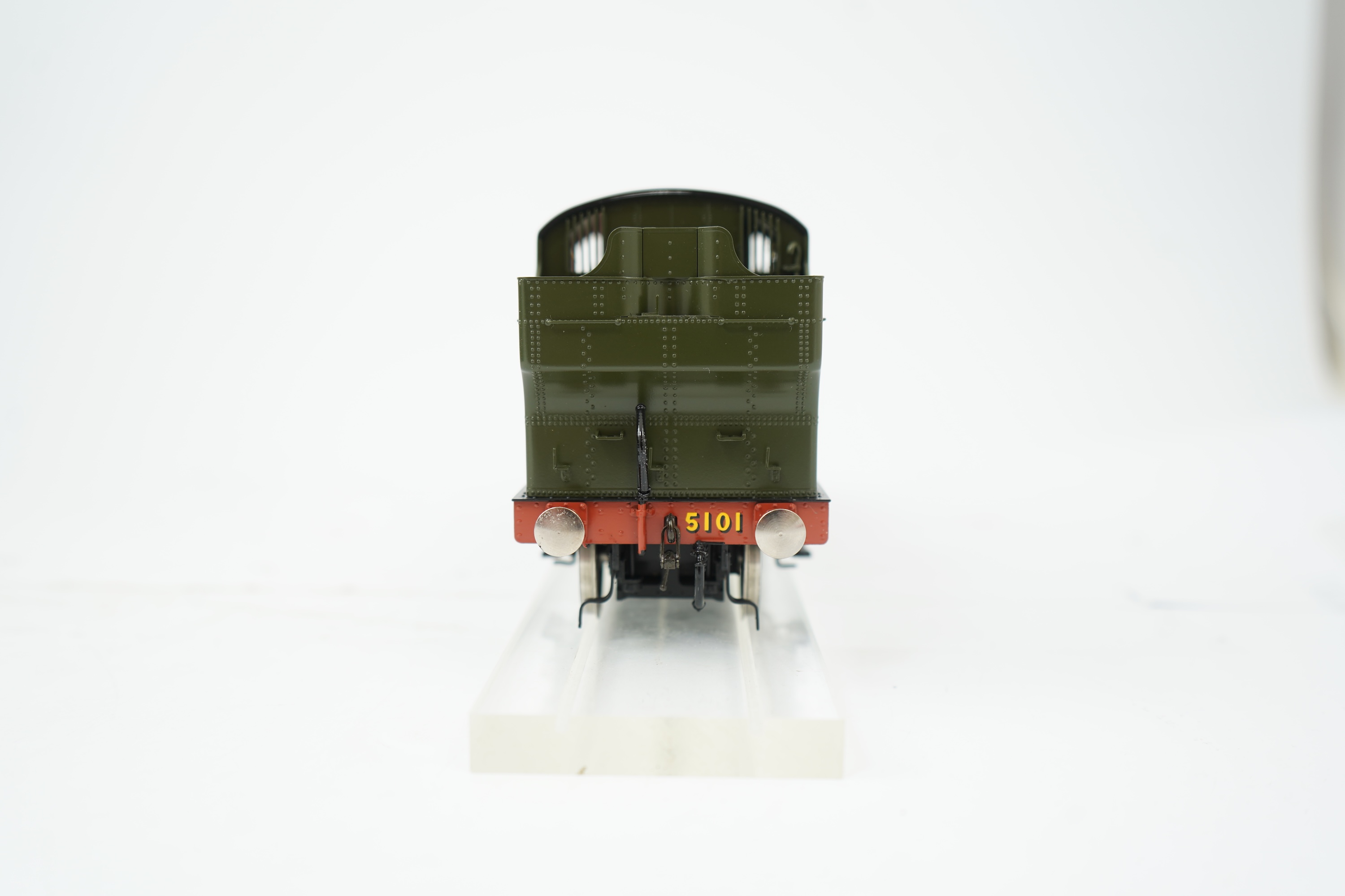 An 0 gauge Lee Marsh Models model of GWR Class 5101, 5101, 2-6-2T Prairie Tank locomotive, powered for two rail operation, with original box and instruction booklet.